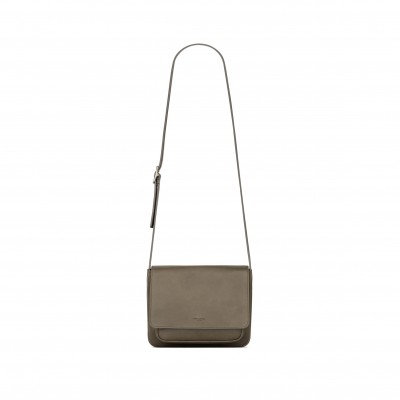 YSL SAINT LAURENT SMALL SATCHEL IN LEATHER 8196270RJ0E3212 (21*16*5cm)